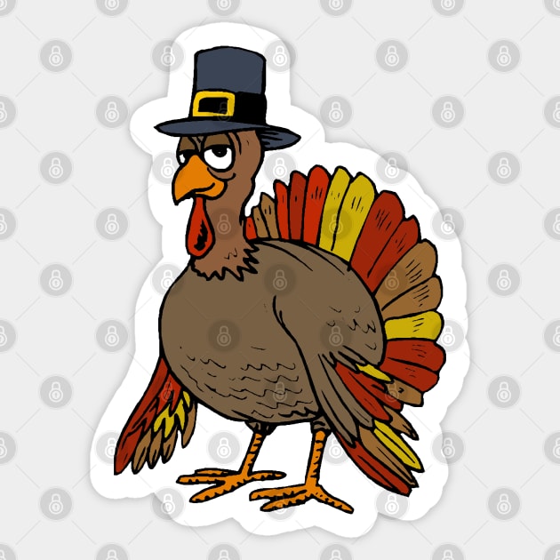 Thanksgiving Turkey Sticker by valentinahramov